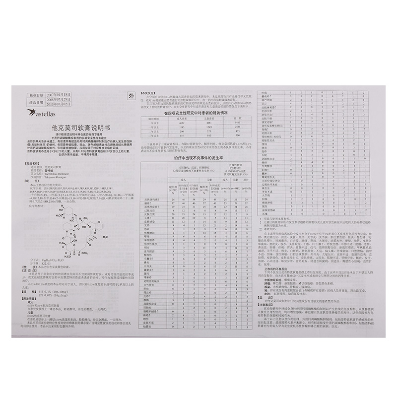 他克莫司软膏(普特彼)
