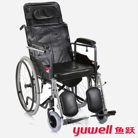 鱼跃yuwell 轮椅 带坐便器 H059B