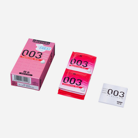 冈本okamoto 避孕套 003透明质酸10片装