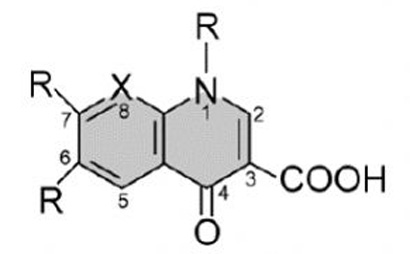 喹诺酮类药物基本结构0
