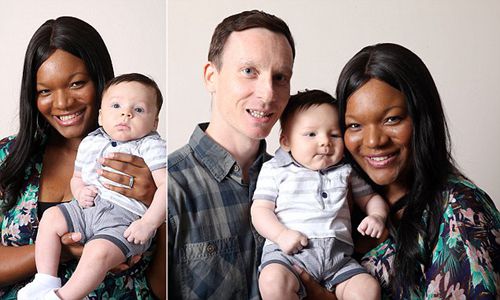 黑人母亲产下纯白婴儿 概率仅有百万分之一