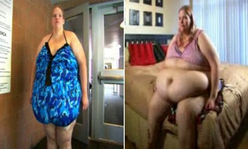 美国体重超280公斤女子网络走红 计划继续增肥