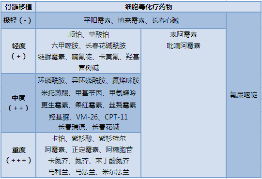 常用化疗药物说明书大全