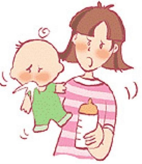 婴儿吐奶