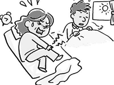 老年人腿抽筋