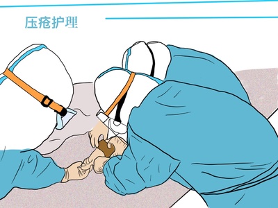 护士手绘漫画预防跌倒图片