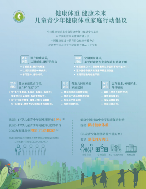 儿童节:四机构联合发布儿童青少年健康体重家庭行动倡议