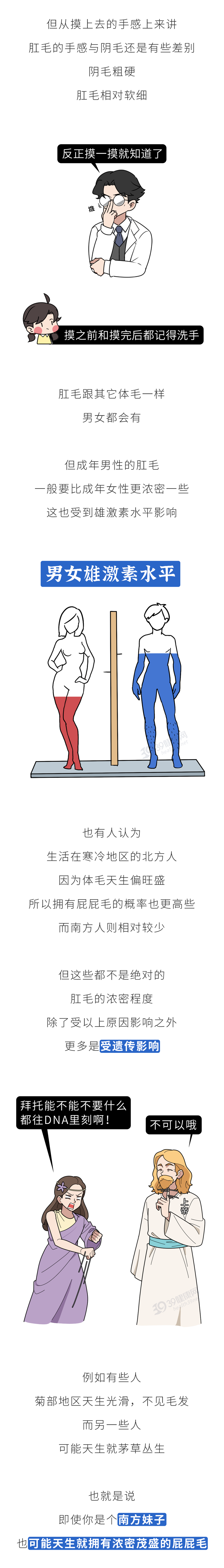 为什么有的人肛门周围会长“屁屁毛”？把毛刮掉会怎样？能刮吗