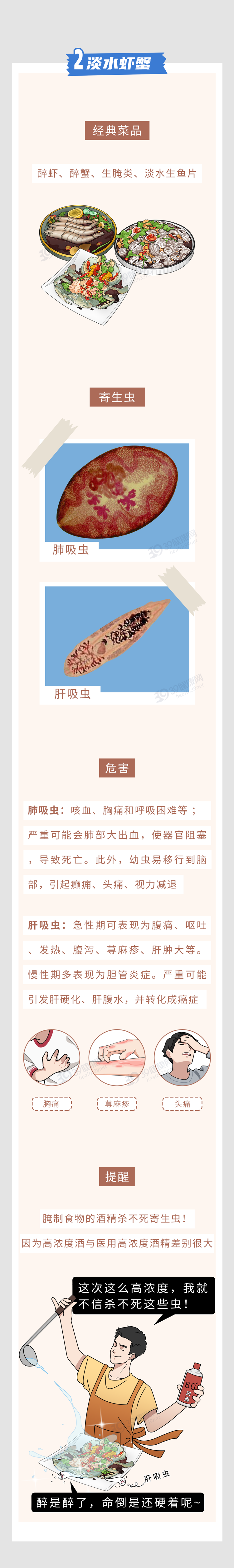 提醒：6种食物是寄生虫的“重灾区”，宁愿少吃或不吃，也别贪嘴