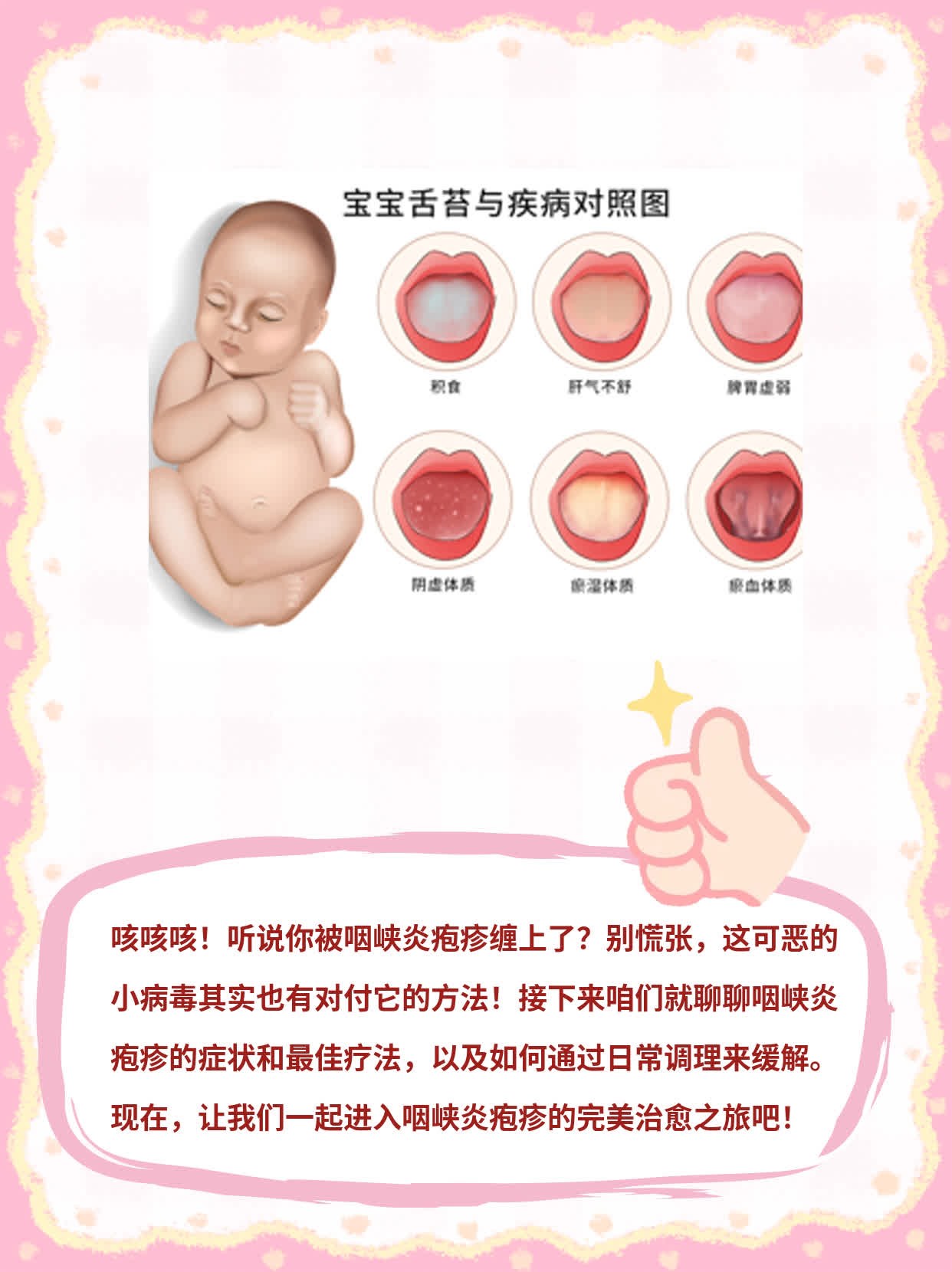 「咽峡炎疱疹」：症状揭秘+完美治愈法！