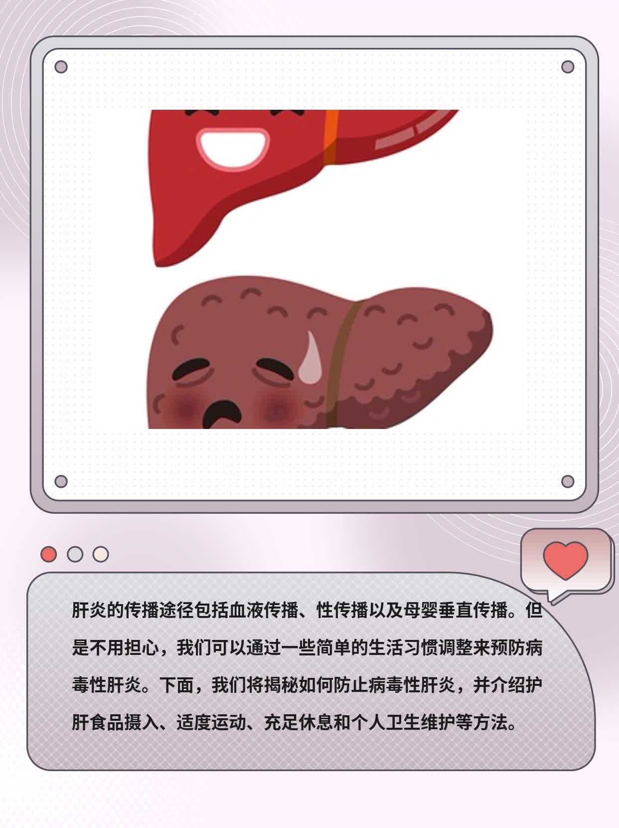 揭秘：如何防止病毒性肝炎？了解传播途径！