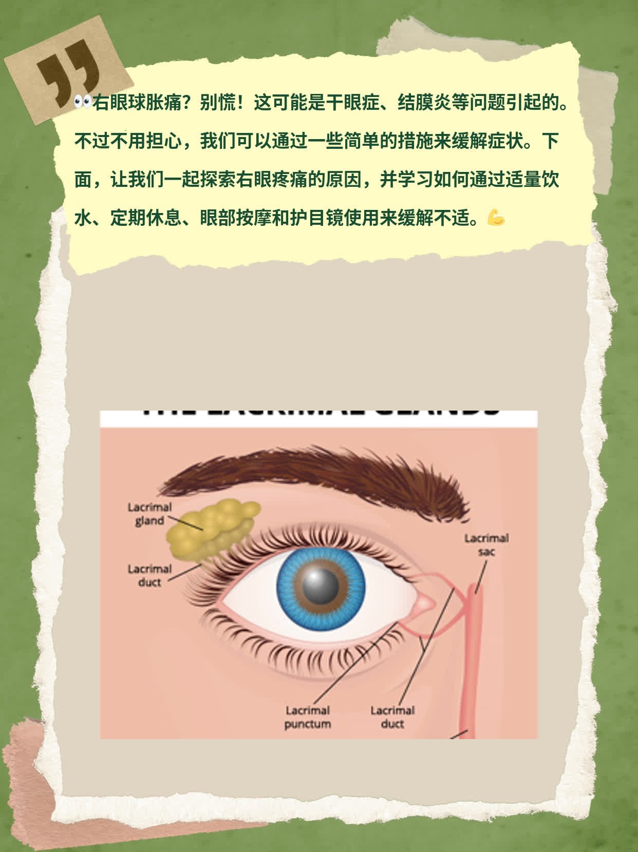 右眼疼痛：探索病因及缓解方法