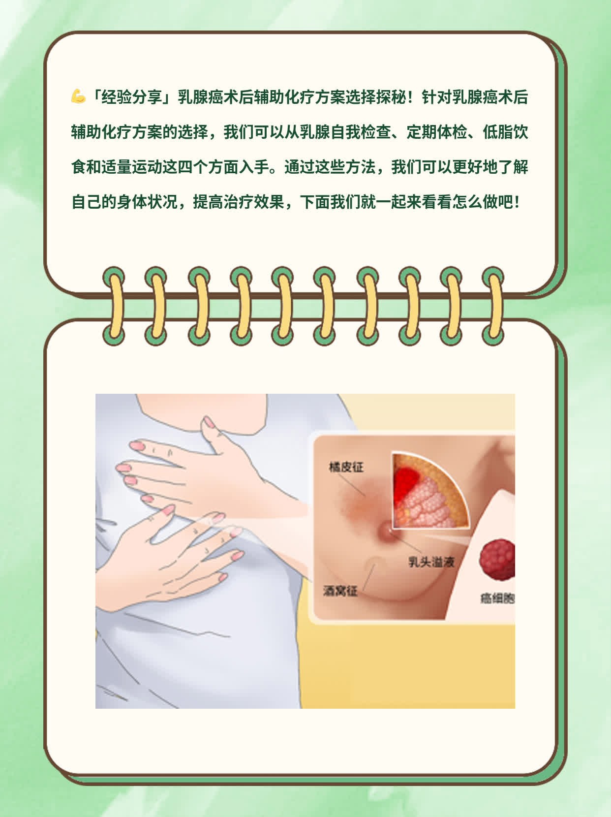 「经验分享」乳腺癌术后辅助化疗方案选择探秘