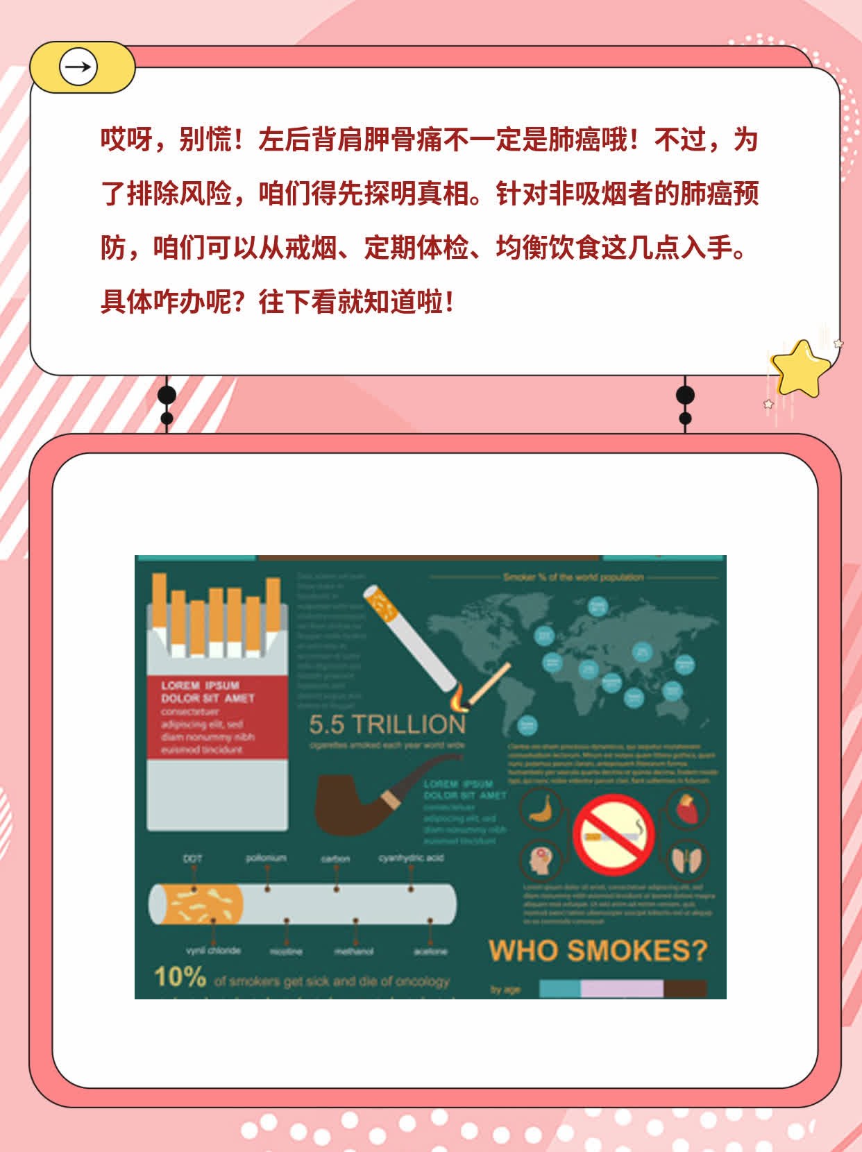左后背肩胛骨痛是肺癌吗？探秘真相！