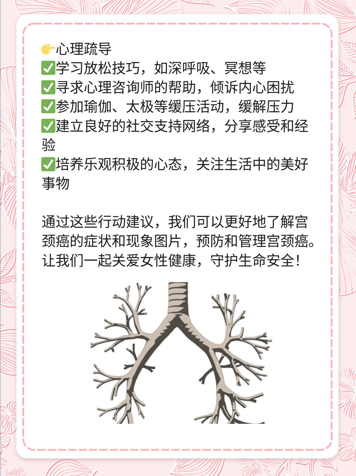 「宫颈癌症状图」认识它，不容忽视！