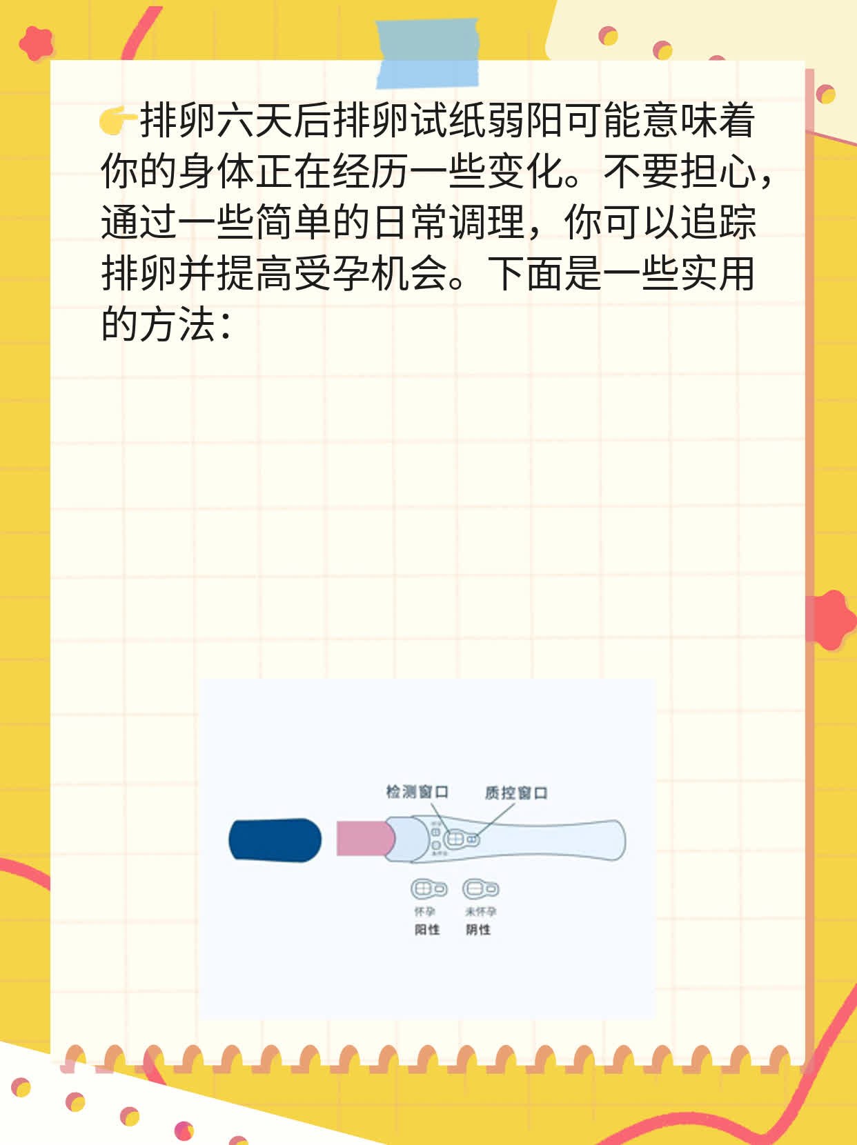 排卵日后的弱阳试纸：如何追踪排卵？